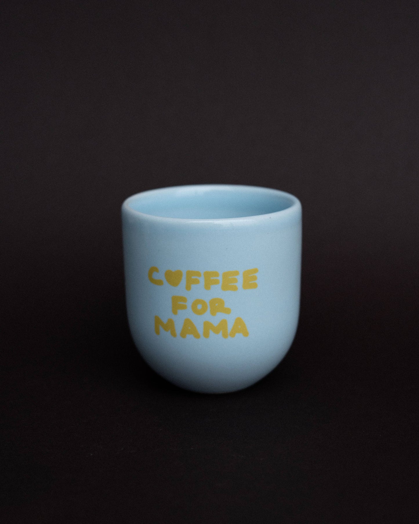 Sisi-Tasse, Kaffee für Mama, blau