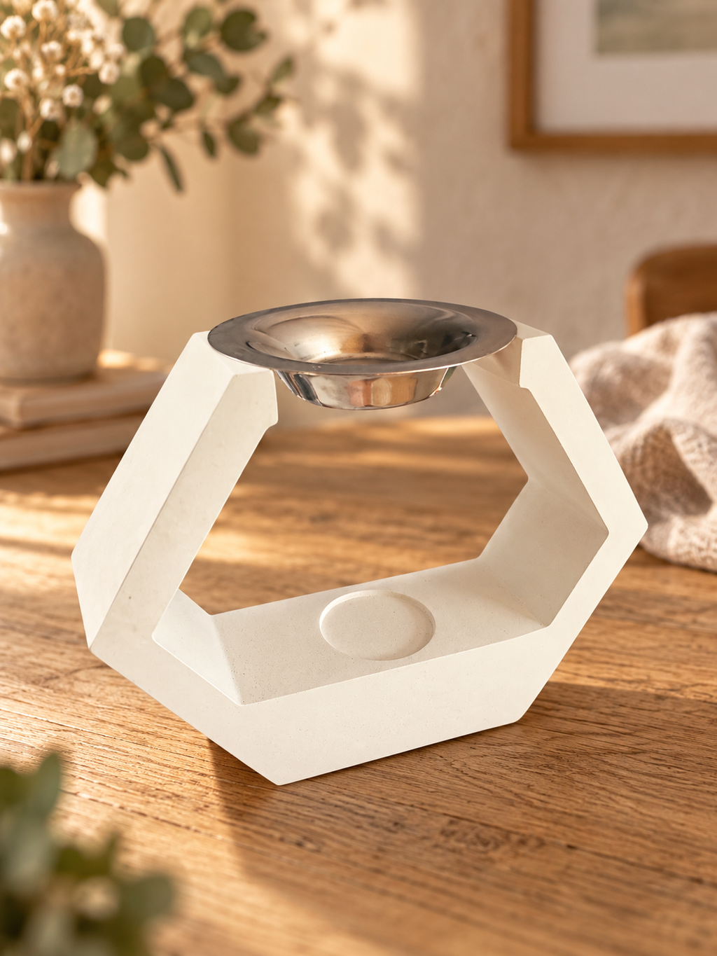Handgegossene Duftlampe für Duftschmelzies | Schmelzschale