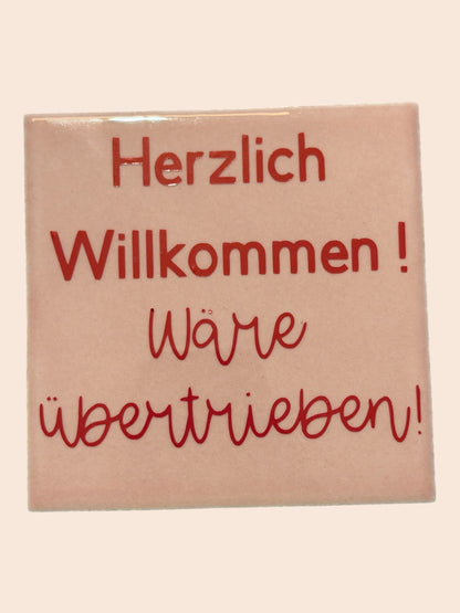 Quote tile – "Welcome. That would be an exaggeration."