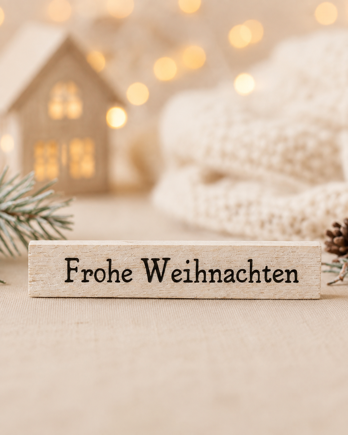 Mini Adventslicht – Kerzenhalter mit 4 Adventskerzen
