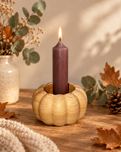 Kürbis Kerzenhalter, Pumpkin, Kürbis Deko, Kürbisse