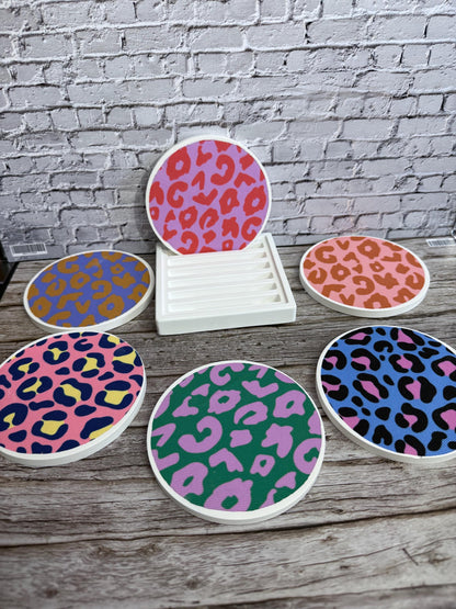 Leo Untersetzer Set  , Gießmasse | Handmade Untersetzer | Leo Design