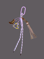 Statement Keychain / Bag Charm - Handmade