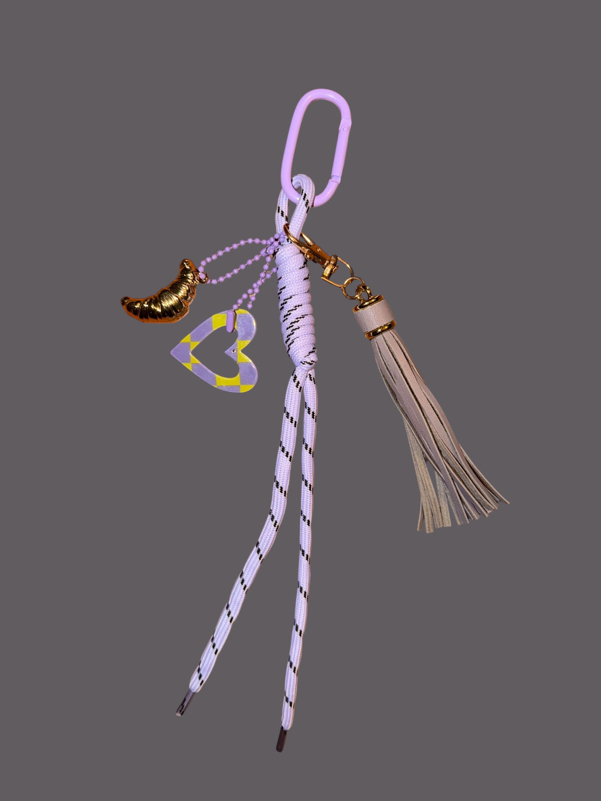 Statement Keychain / Bag Charm - Handmade