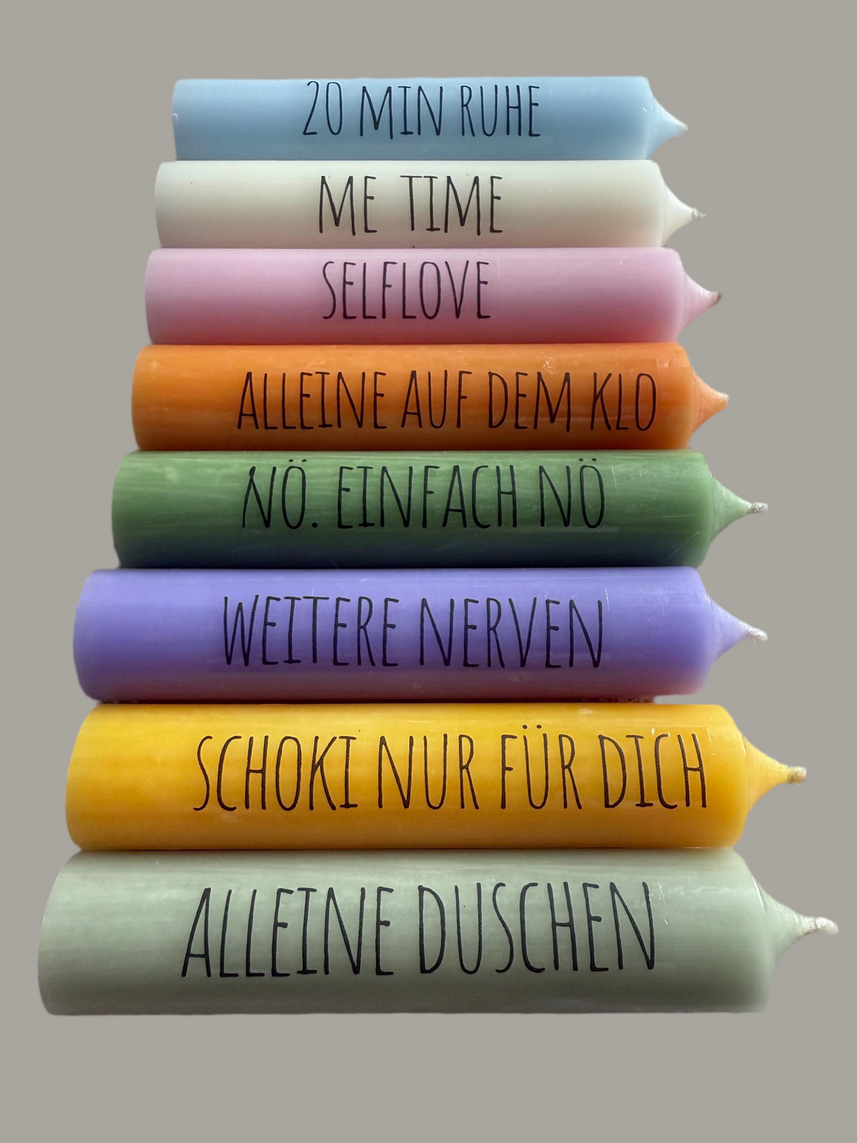 Geschenkset - Kerzengeschenk - Mitbringsel - DIY - Gießmasse- Handgemacht