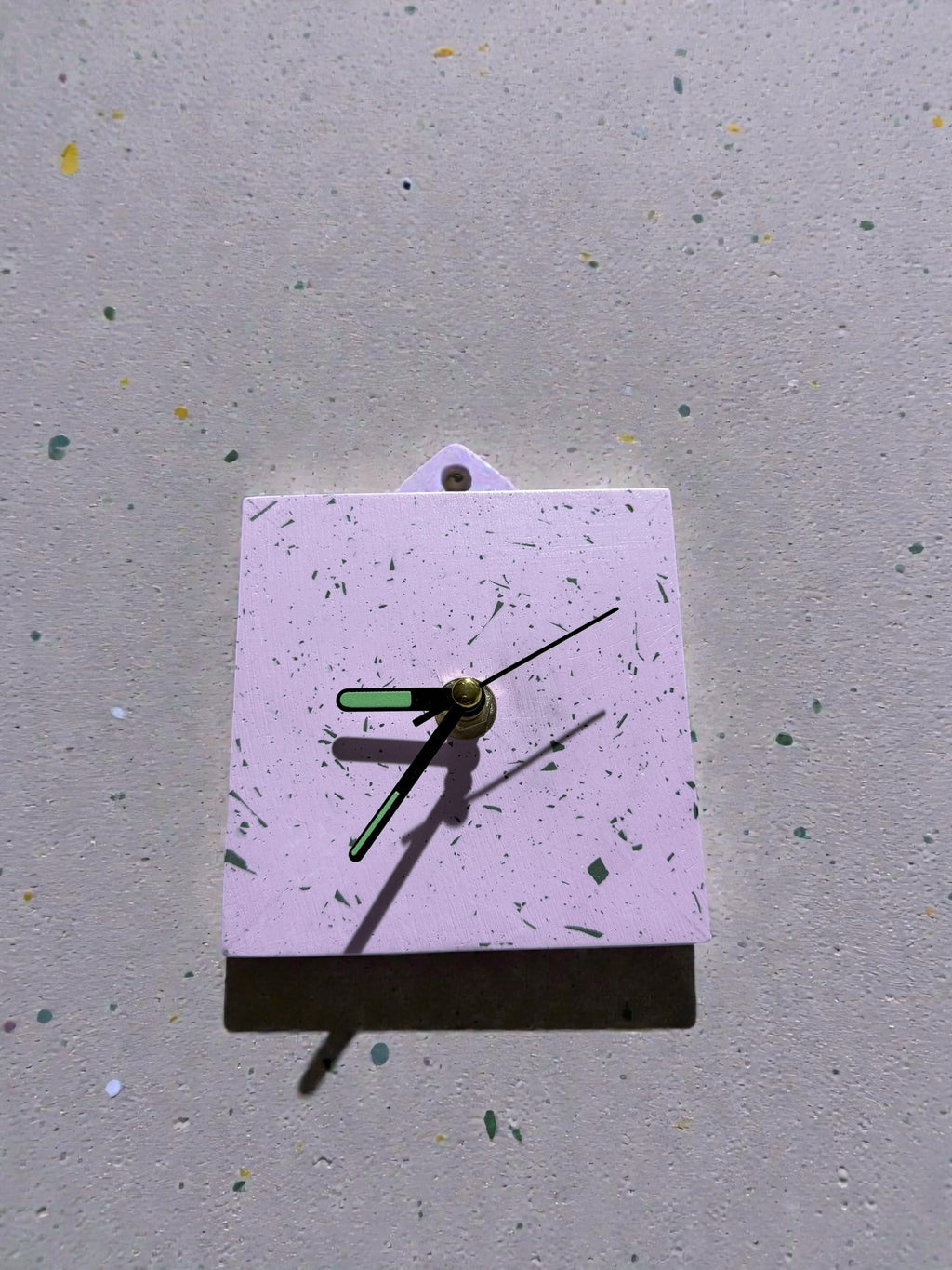 Clock - Wall Clock - Handmade - Casting Compound