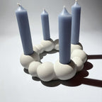 Chandelier Boules - Chandelier de l'Avent - Fait main
