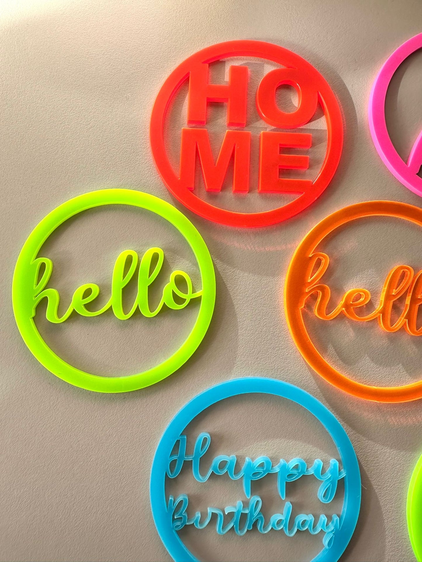 Handgefertigtes Kerzenhalter-Set mit Kerzen & austauschbarem Inlay