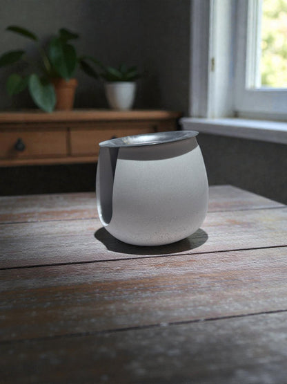 Duftlampe aus hochwertiger Gießmasse – Handgemachte Duftlampe – Minimalistische Deko – Meditationszubehör