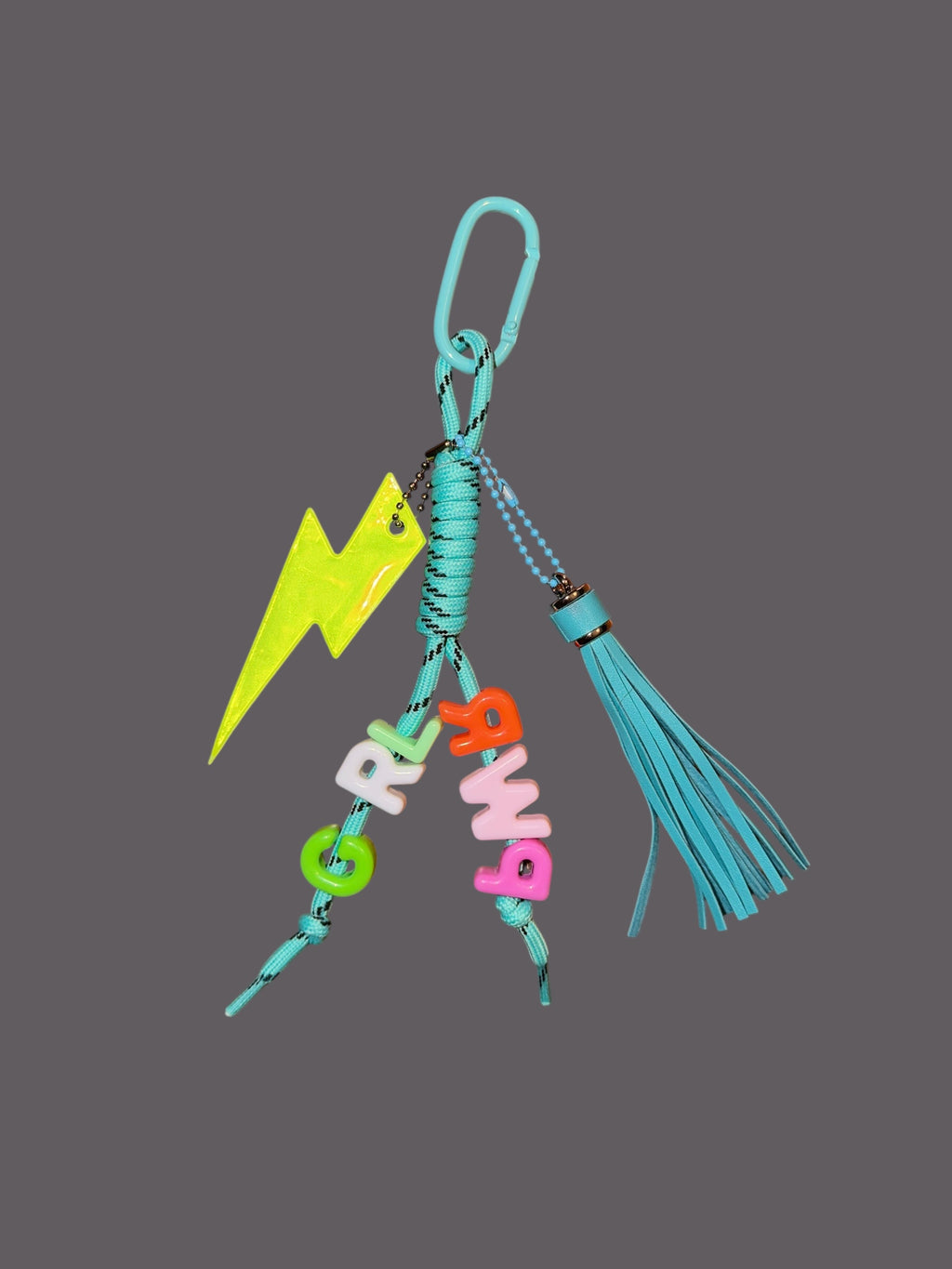 Statement Keychain / Bag Charm - Handmade