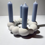Chandelier Boules - Chandelier de l'Avent - Fait main