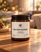 Leb den Kuchen – handgegossene Lebkuchen-Duftkerze | 145 g