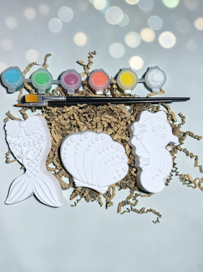 Mal Set Gipsfiguren - Geschenk Box