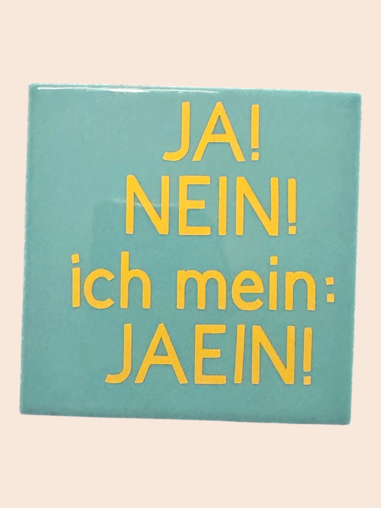 Quote Tile – "Yes! No! I mean Yesto! "