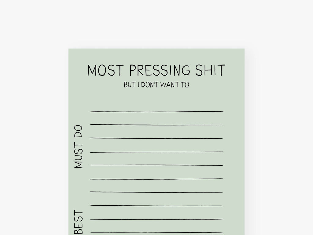 Notepad "slim" / Pressing Shit
