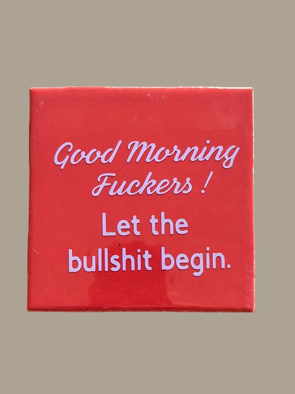 Spruch-Kachel –  „ Good Morning „