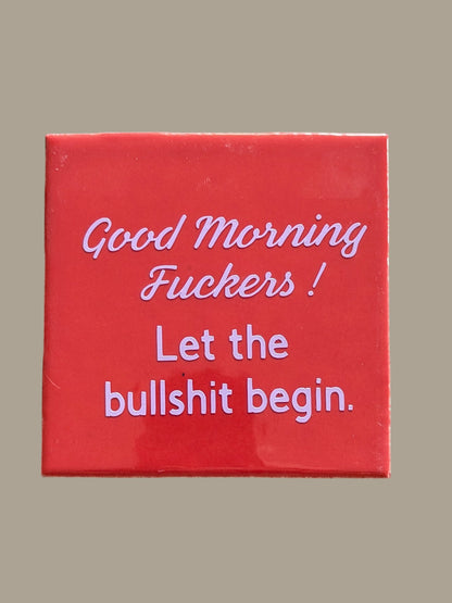 Spruch-Kachel –  „ Good Morning „