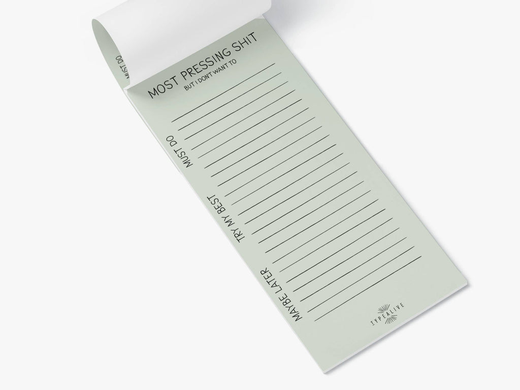 Notepad "slim" / Pressing Shit