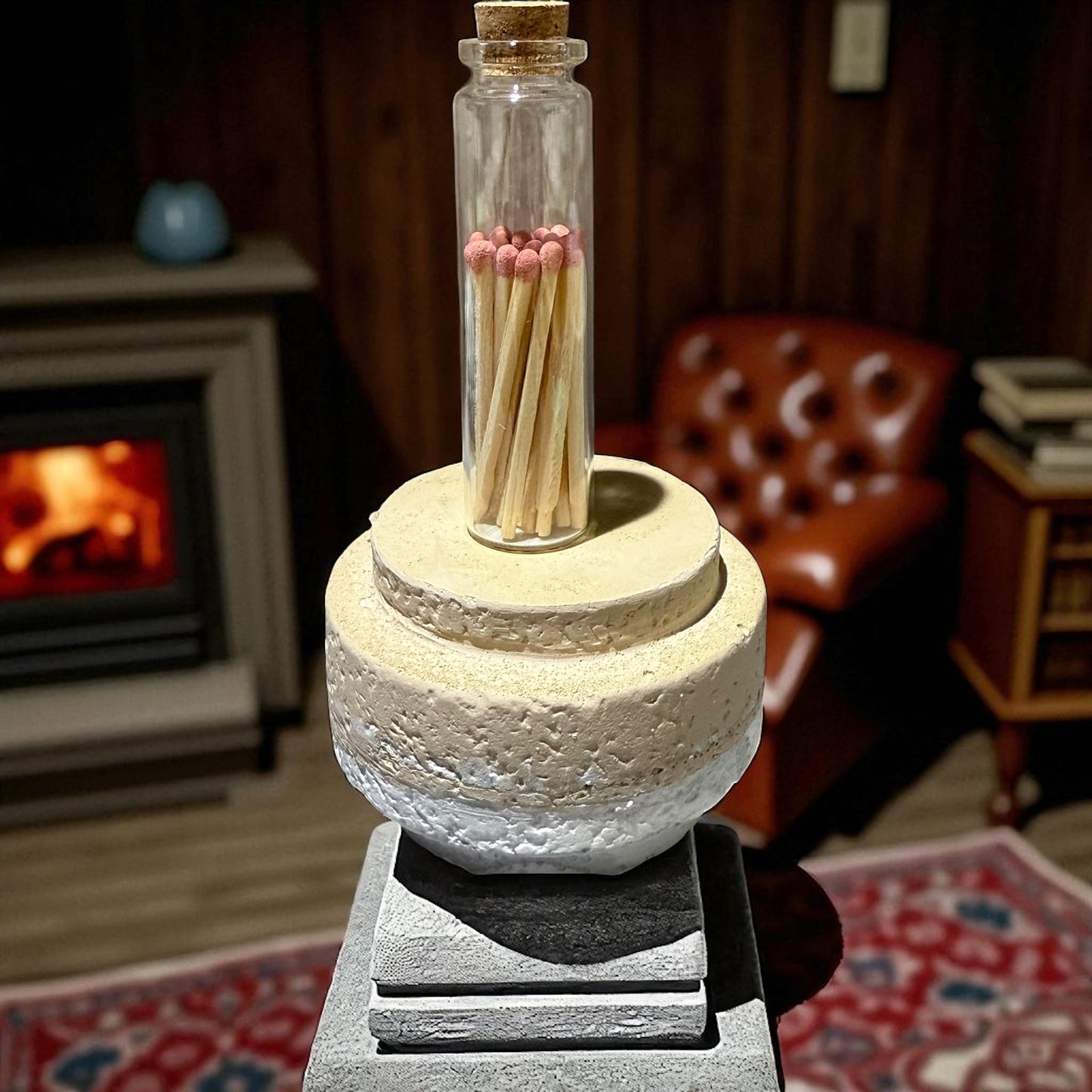 Bunte Streichhölzer im Glas | Hochzeitsgeschenk | Zündhölzer bunt