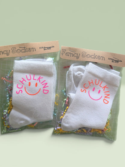 Personalised organic cotton school socks – Size 31/33 / 34/36