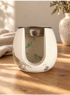 Handgegossene Duftlampe für Duftschmelzies | Schmelzschale