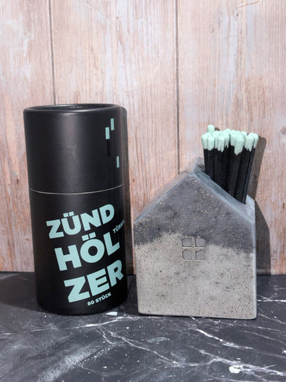 Streichholz Häuschen / Herz