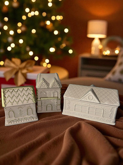 Lebkuchenhaus - Gingerbreadhouse - Kerzenschatulle - Plätzchendose