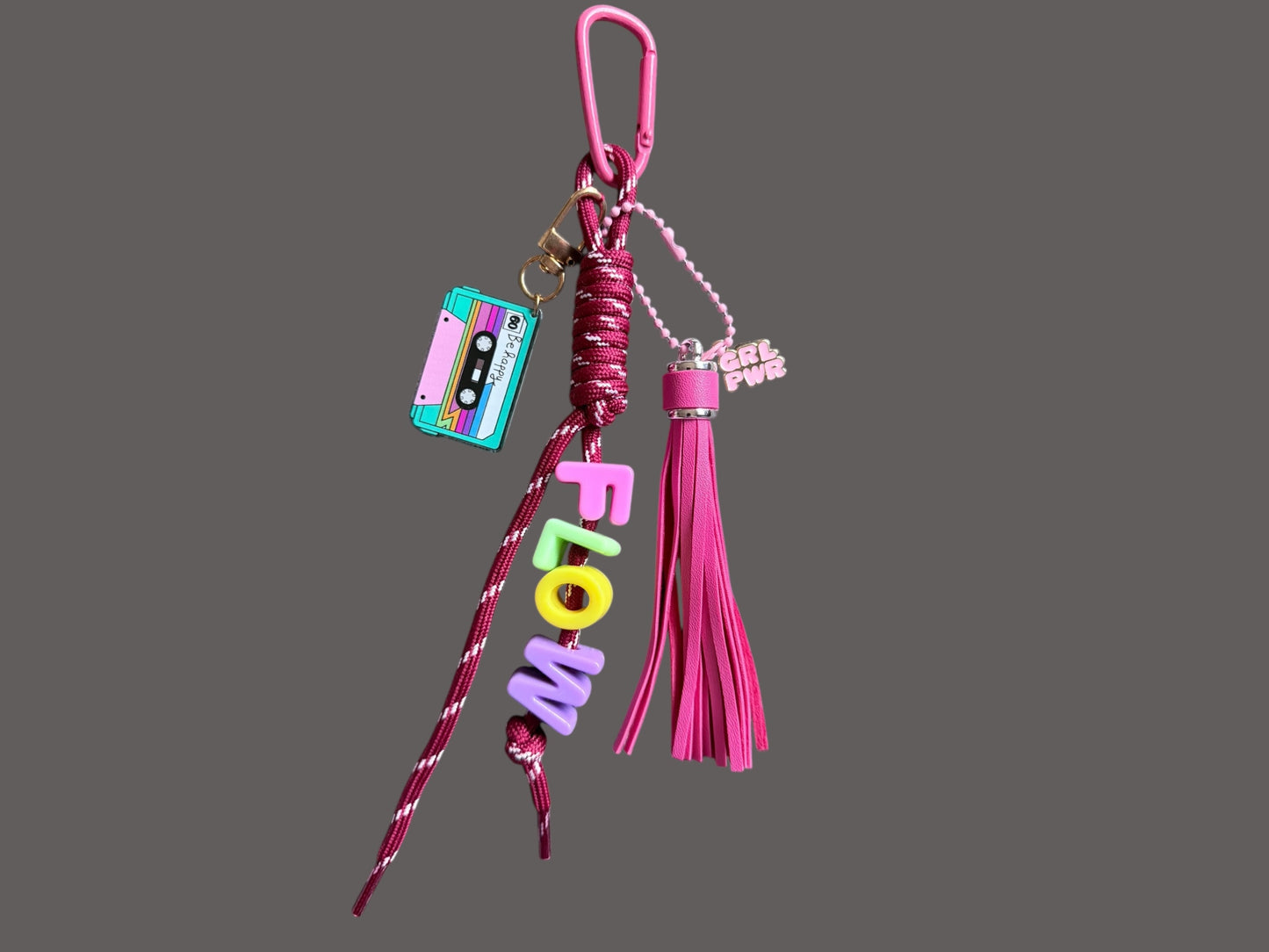 Statement Schlüsselanhänger / Taschenamhänger - Handmade