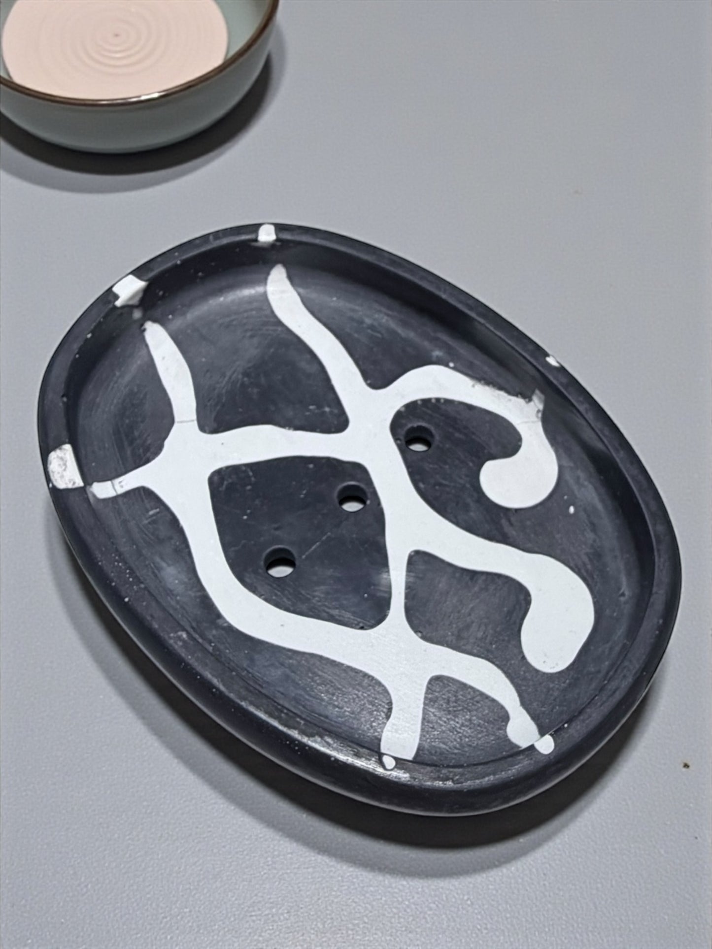 Handgemachte Seifenschale  | Aus Gießmasse | Versiegelt | Badezimmer Deko | Geschenkidee | Handmade Soap Dish