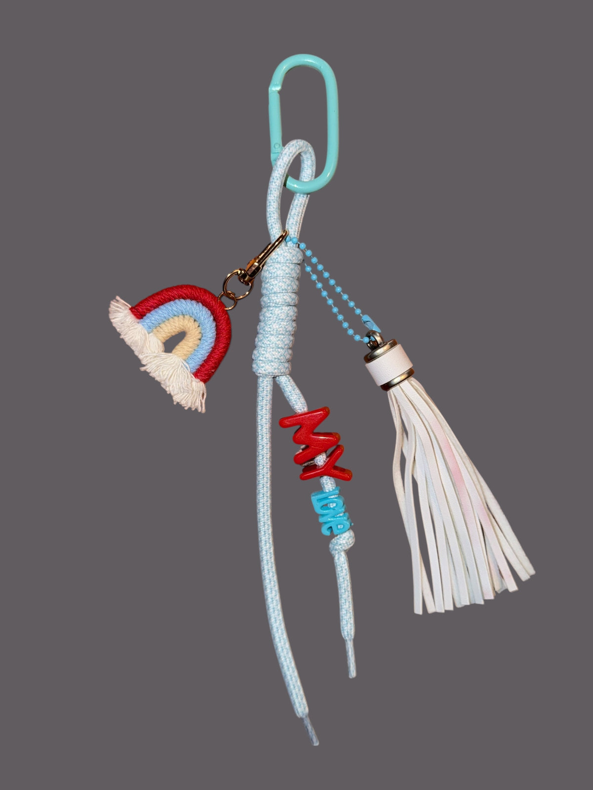 Statement Keychain / Bag Charm - Handmade