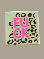 Spruch-Kachel –  „ Leo fuck „