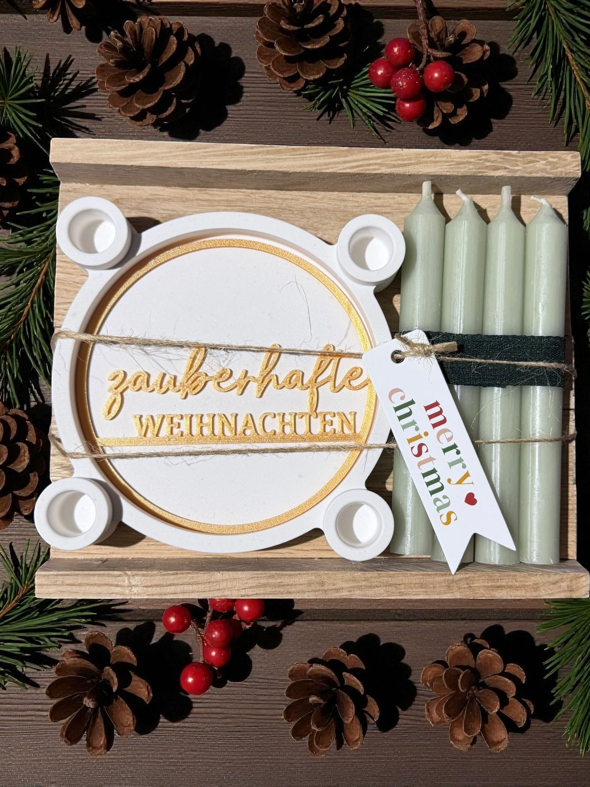 Mini Adventskranz | Handmade | Adventsdeko