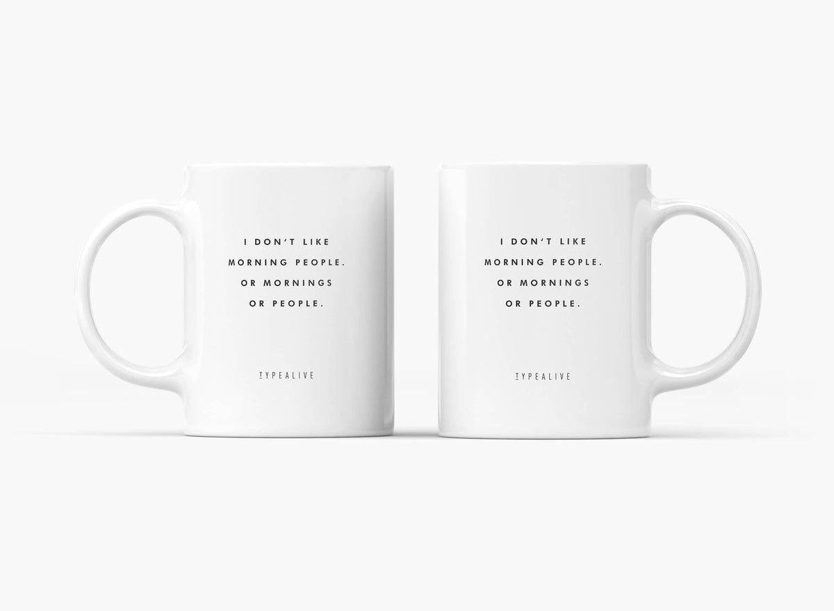 Tasse aus Keramik / Morning People