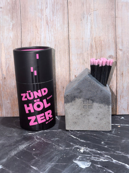 Streichholz Häuschen / Herz