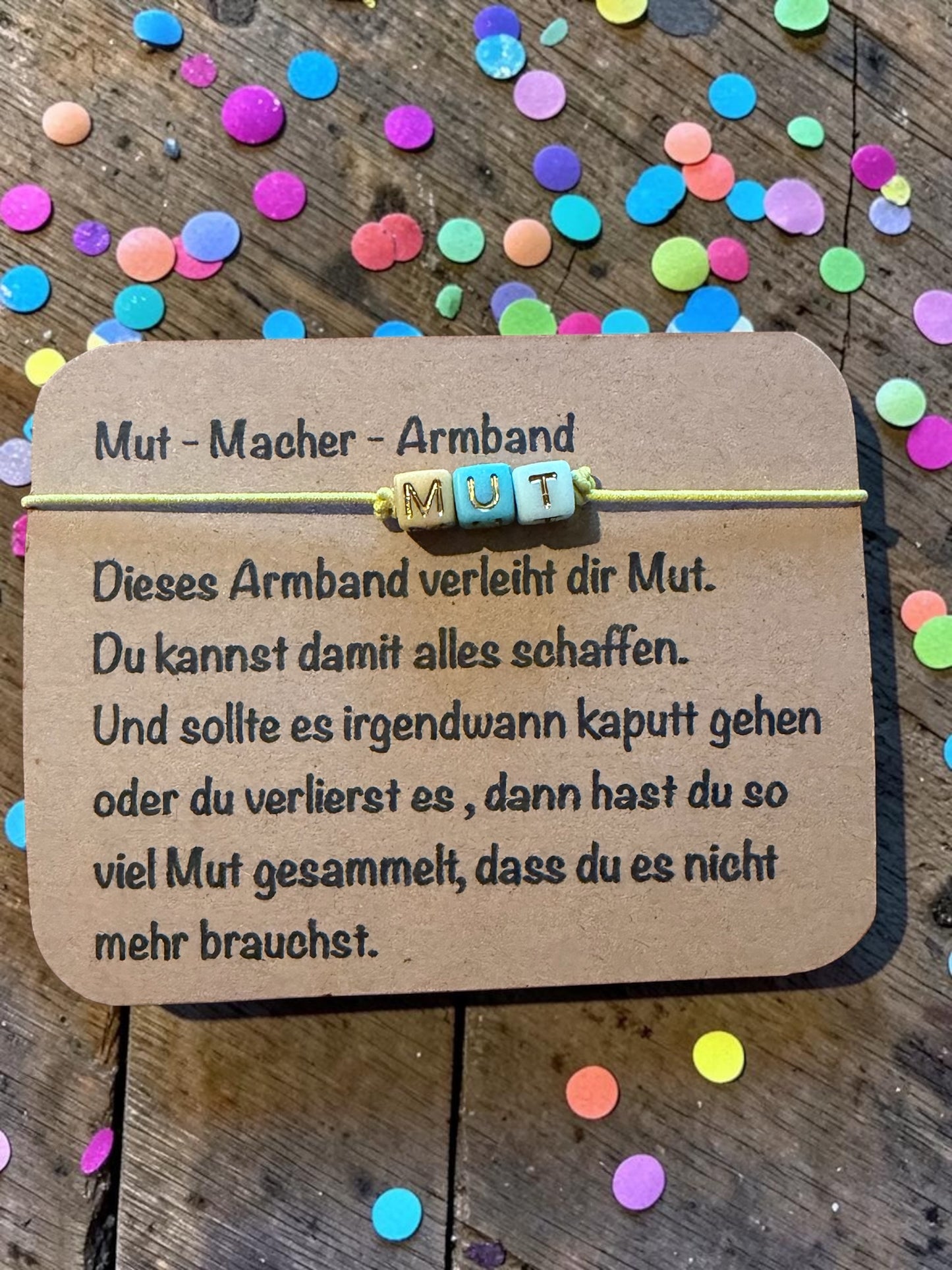 Mut Mach Armband
