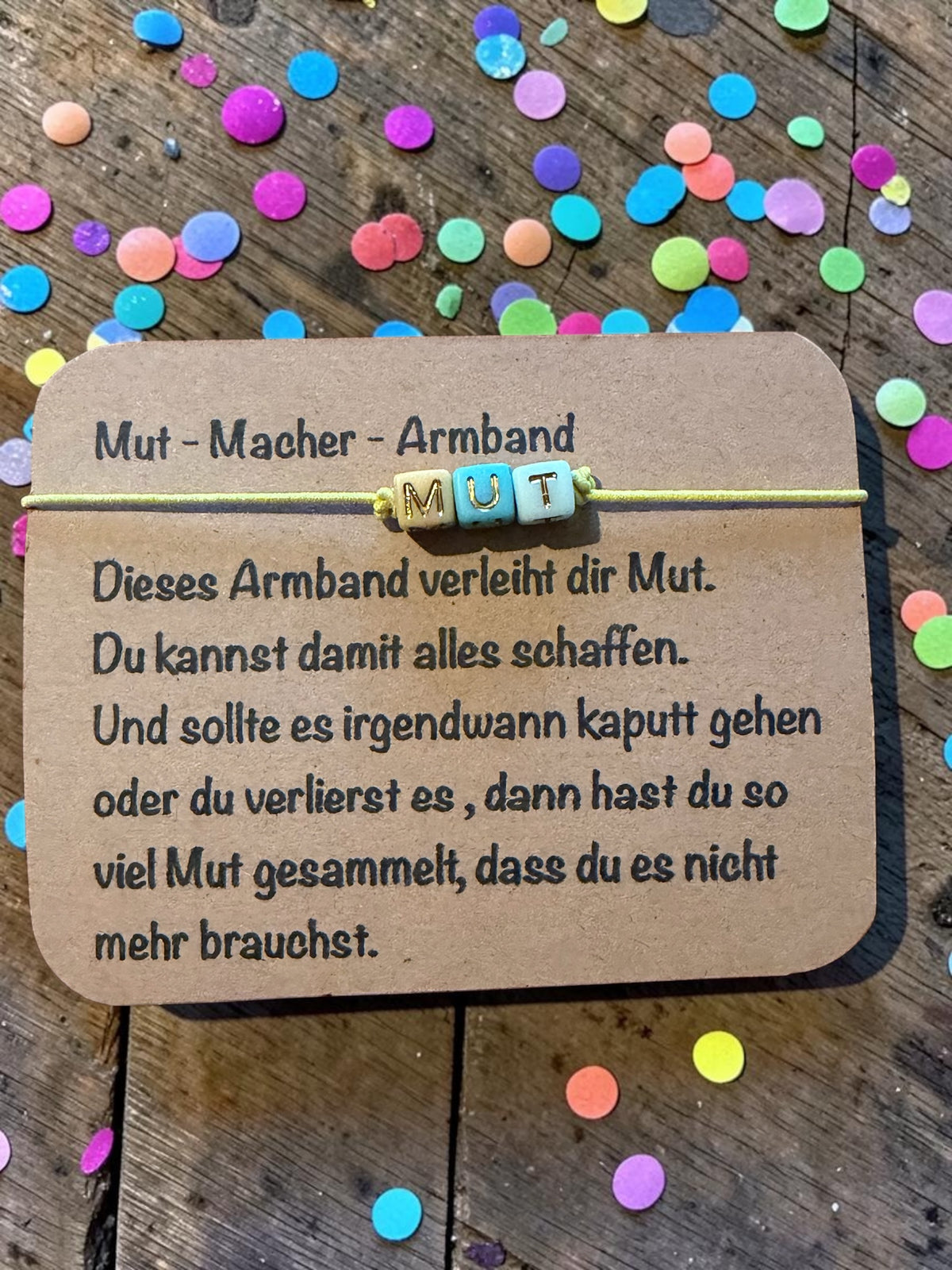 Mut Mach Armband