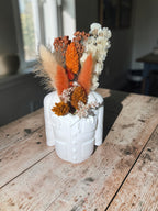 Dried flower arrangements flower girls & co. hand-poured