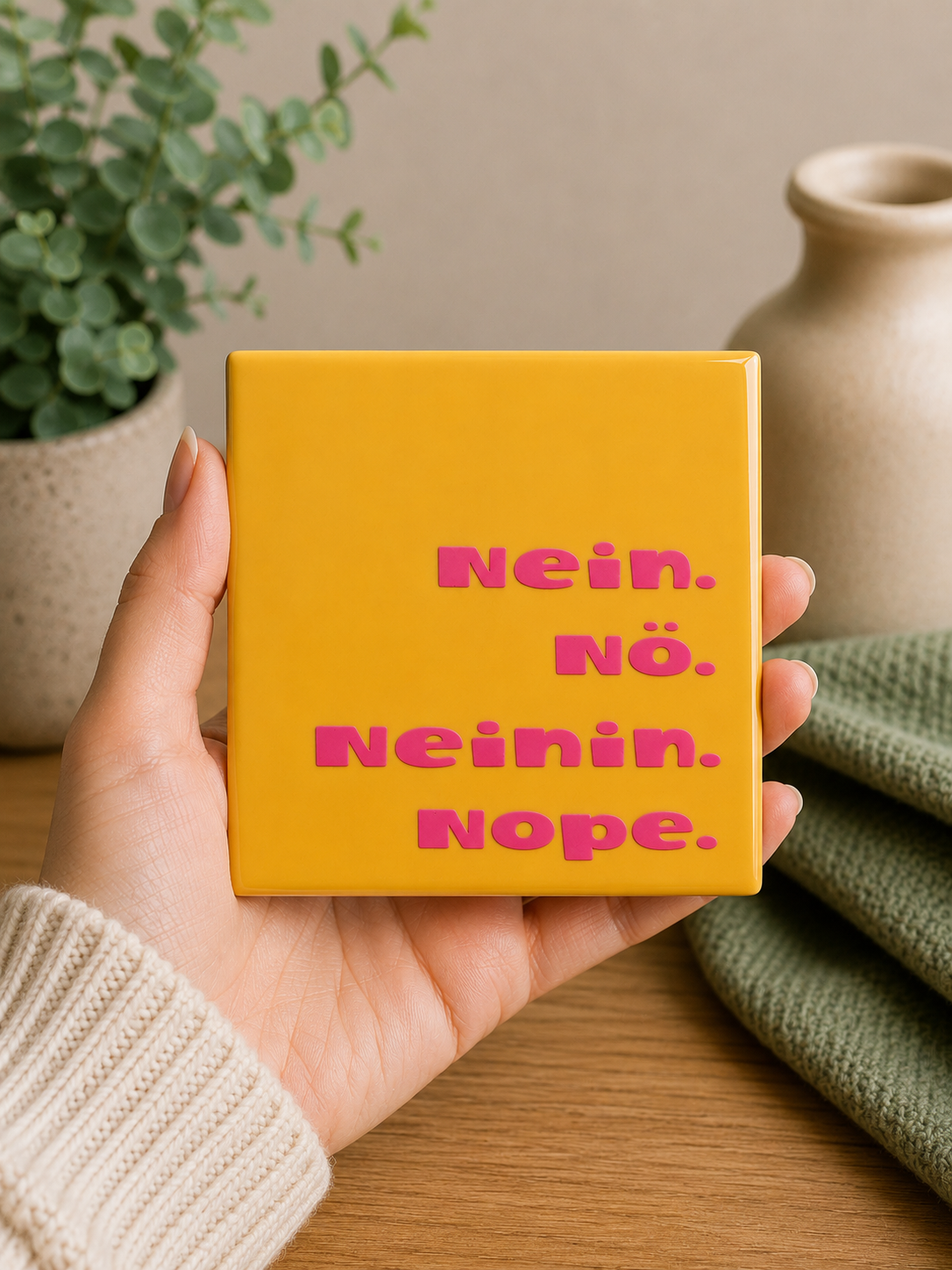 Quote Tile – "No. Nope. Nah. Nuh-uh."