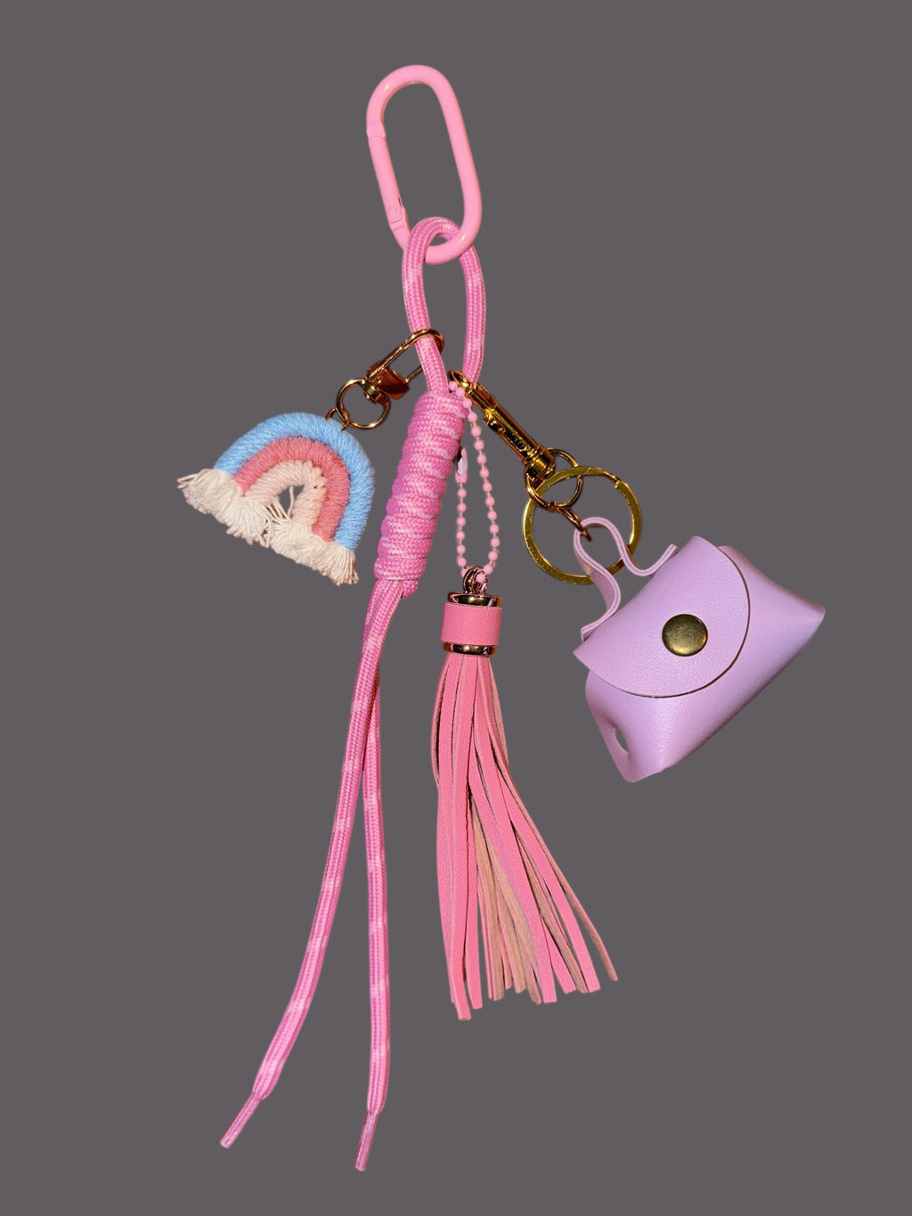 Statement Keychain / Bag Charm - Handmade