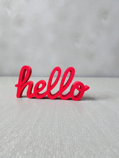 Hi & Hello Deko Schriftzug | smarte Deko | handgemacht | modern