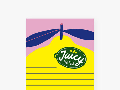 Notizblock "schmal" / Juicy Notes