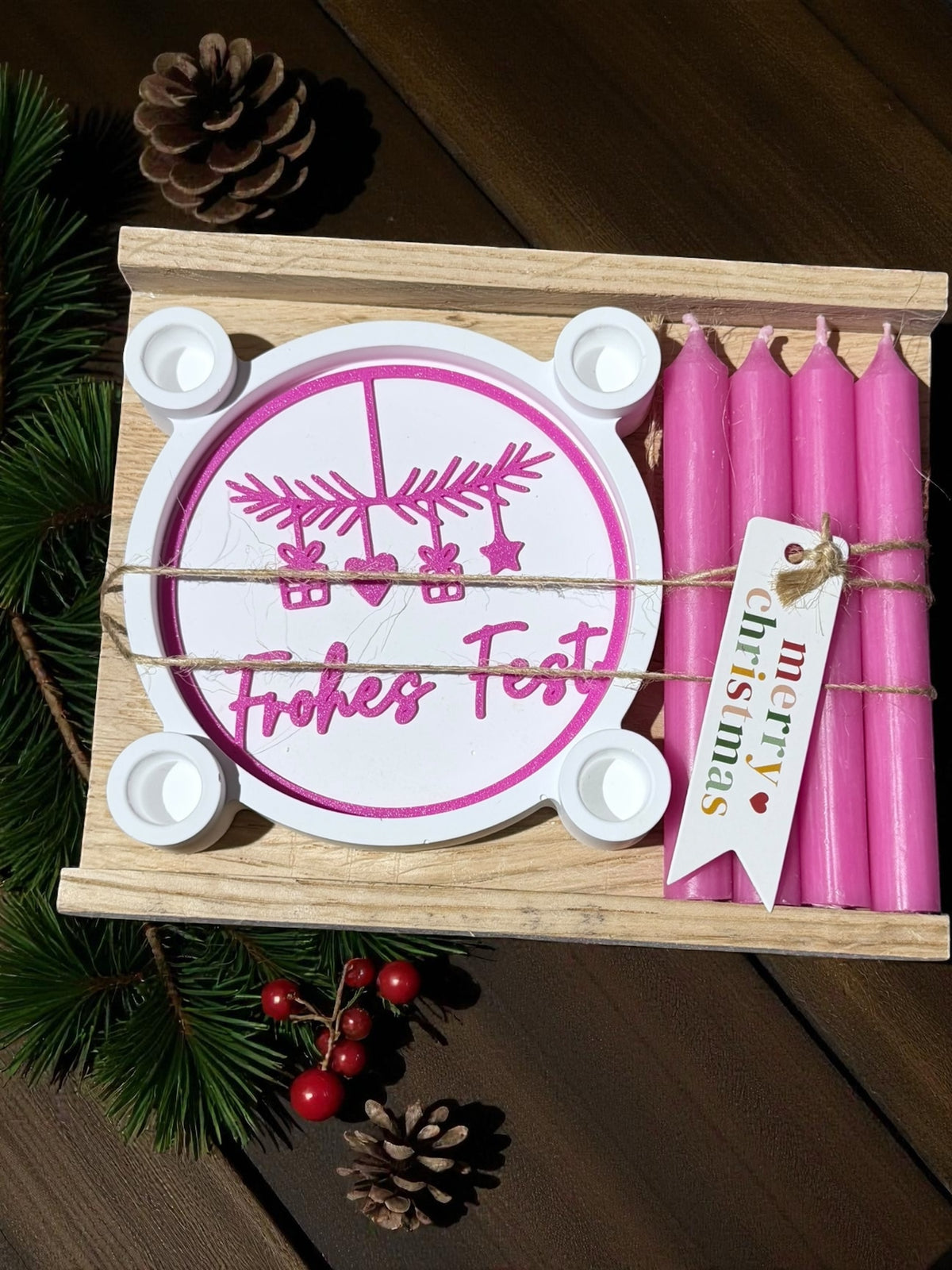 Mini Adventskranz | Handmade | Adventsdeko