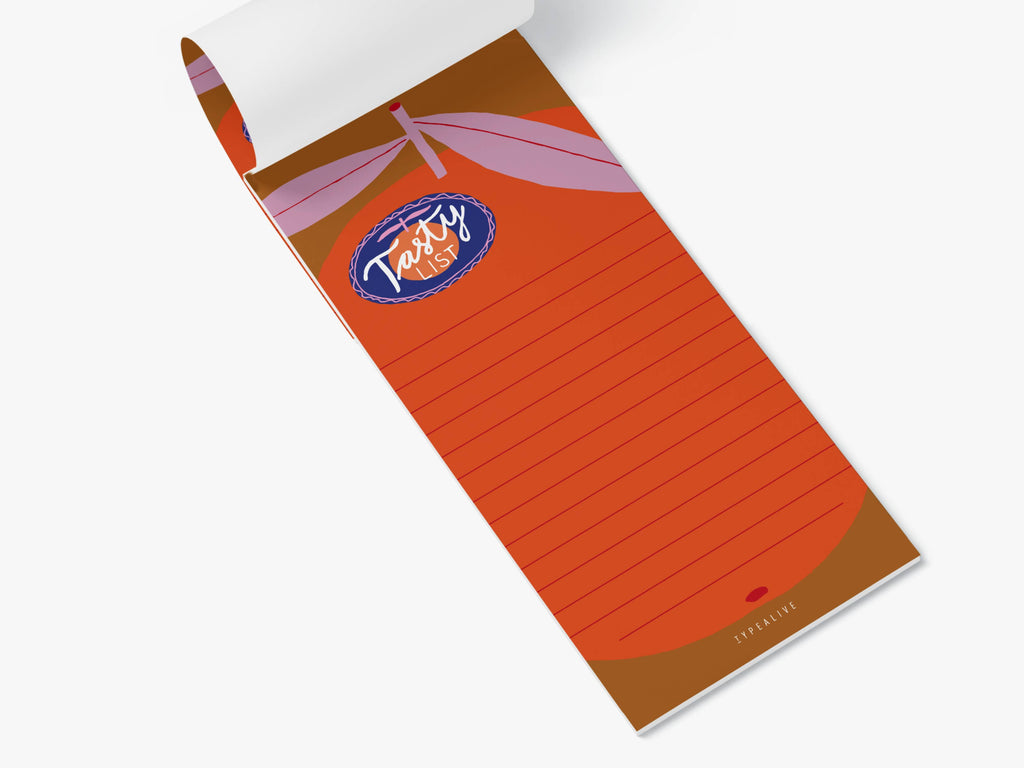 Notizblock "schmal" / Tasty List