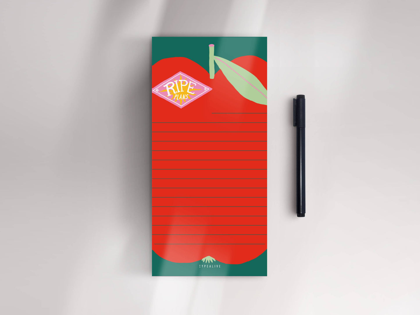 Notizblock "schmal" / Ripe Plans