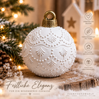 Weihnachtskugel |handgegossen
