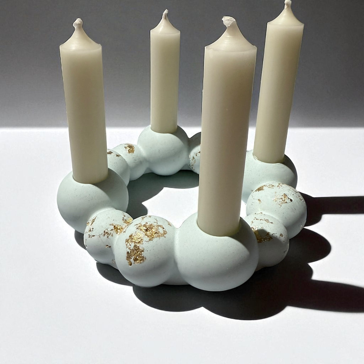 Chandelier Boules - Chandelier de l'Avent - Fait main