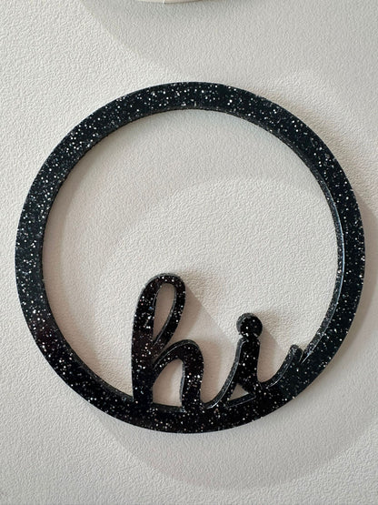 Handgefertigtes Kerzenhalter-Set mit Kerzen & austauschbarem Inlay