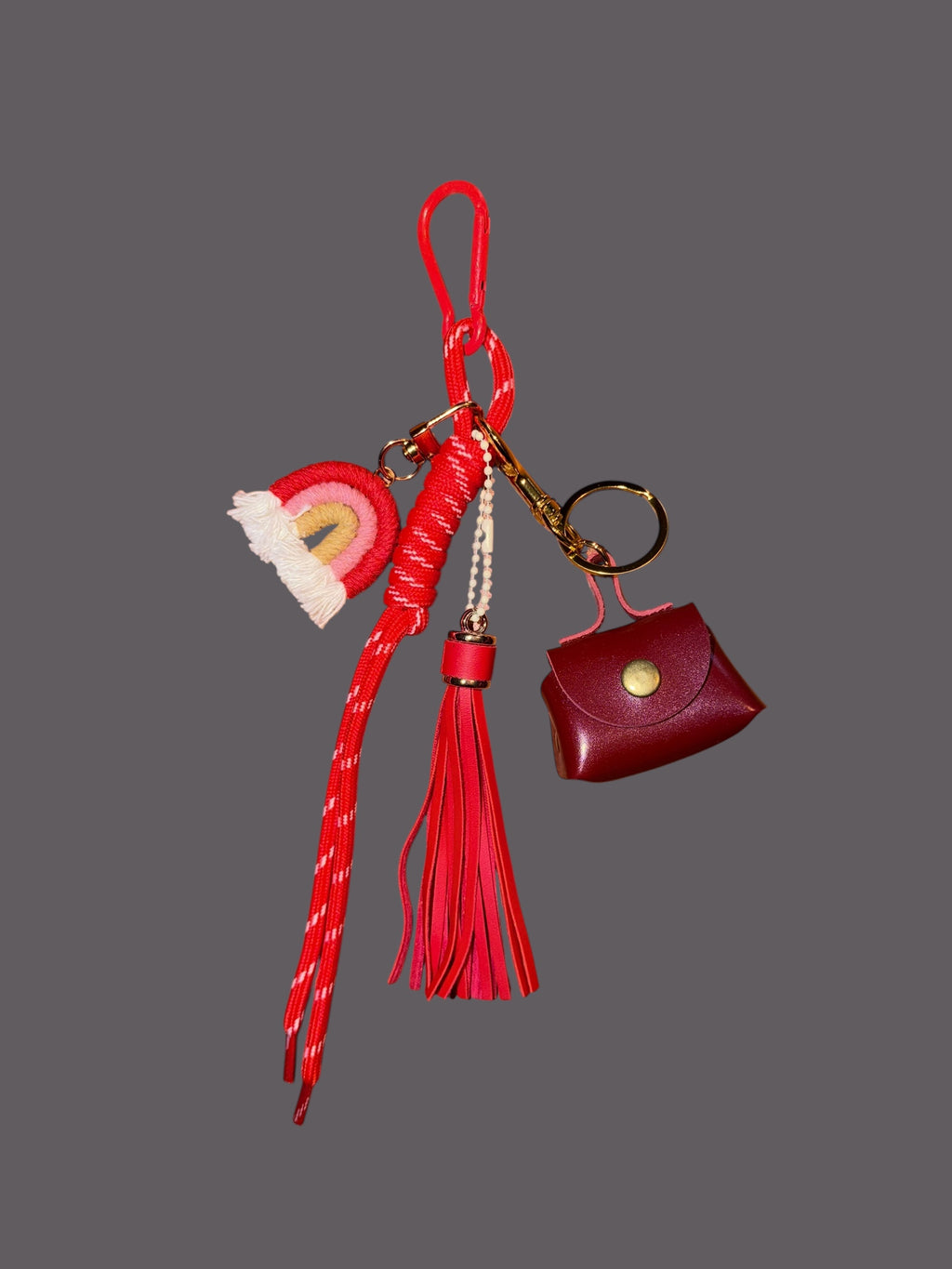 Statement Keychain / Bag Charm - Handmade