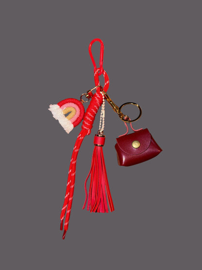 Statement Schlüsselanhänger / Taschenamhänger - Handmade