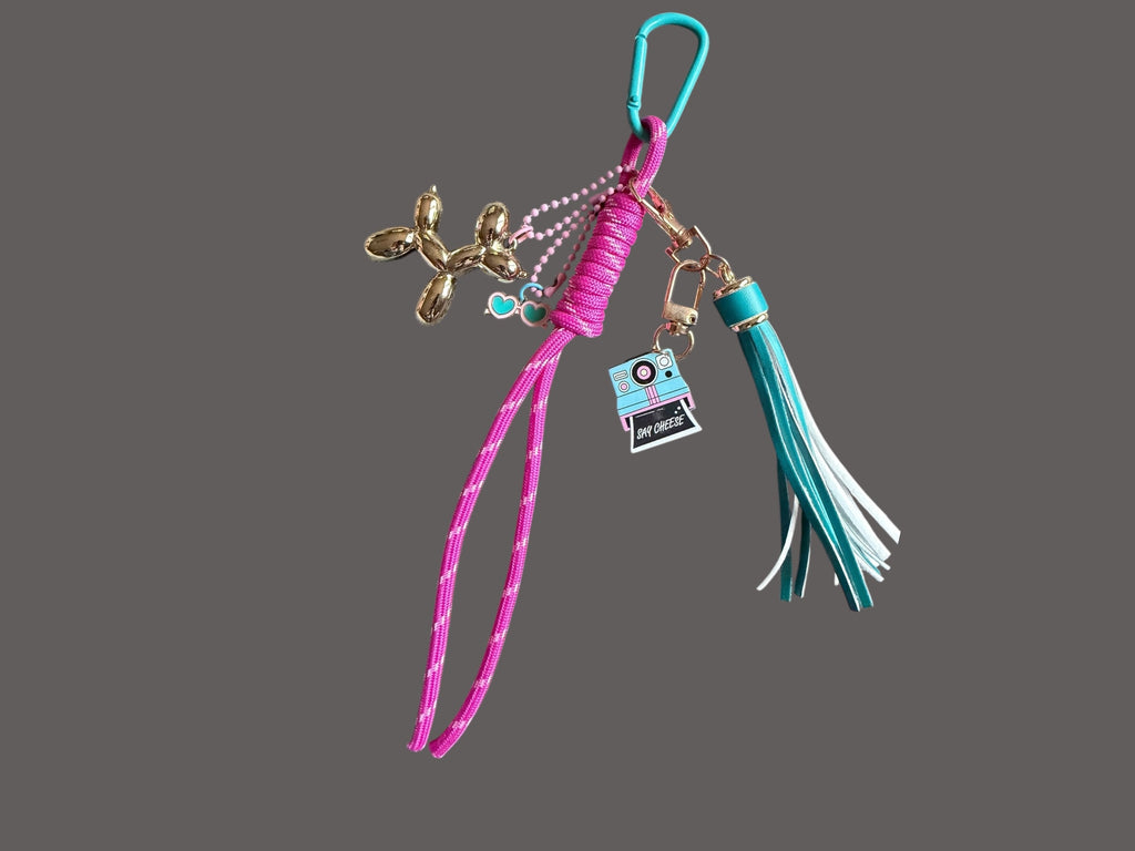 Statement Keychain / Bag Charm - Handmade